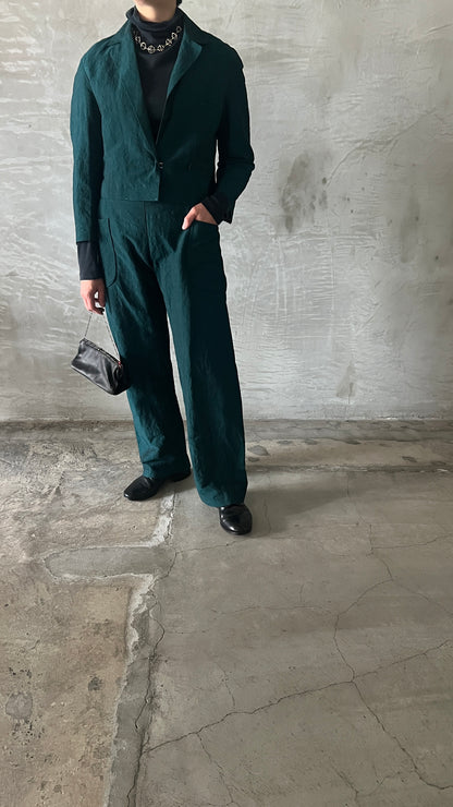 wo. 3 pocket oversized short jacket