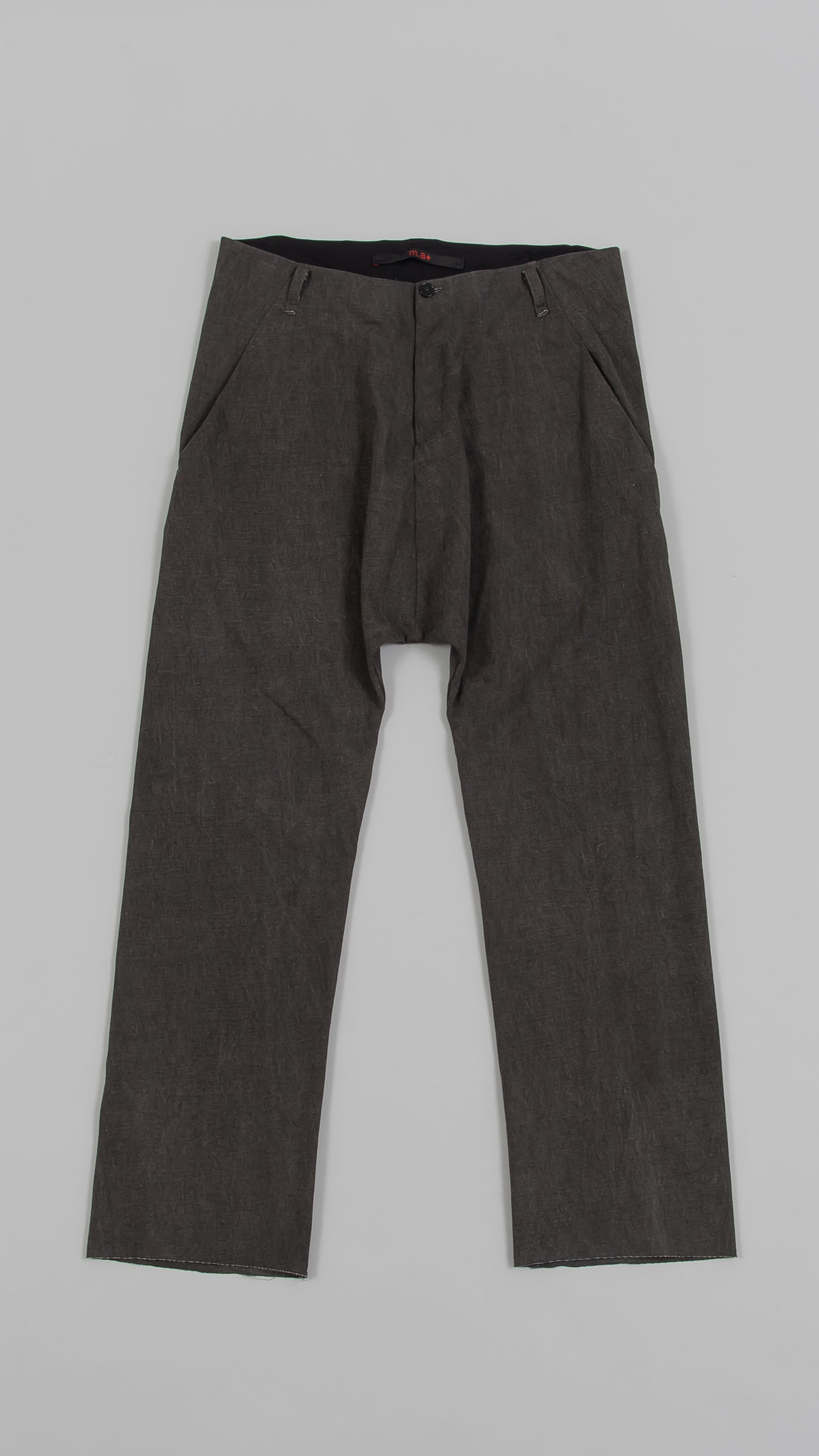 low crotch 2 pocket pants