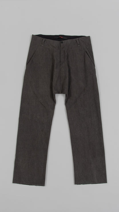 low crotch 2 pocket pants