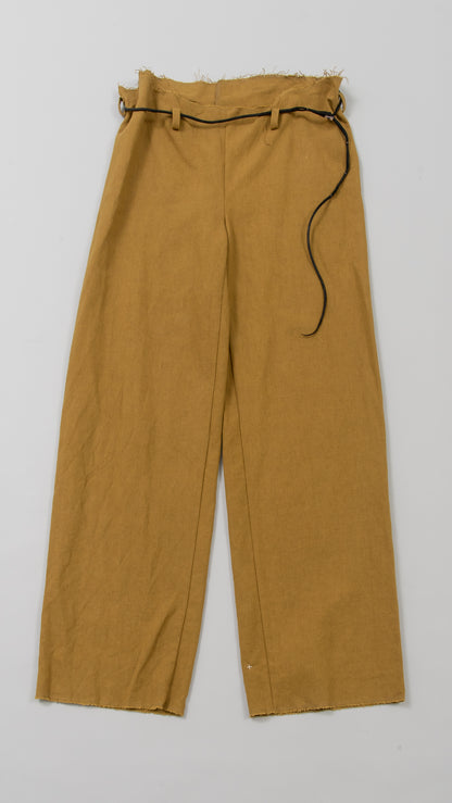 wo. wide pants w/belt