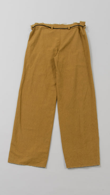 wo. wide pants w/belt