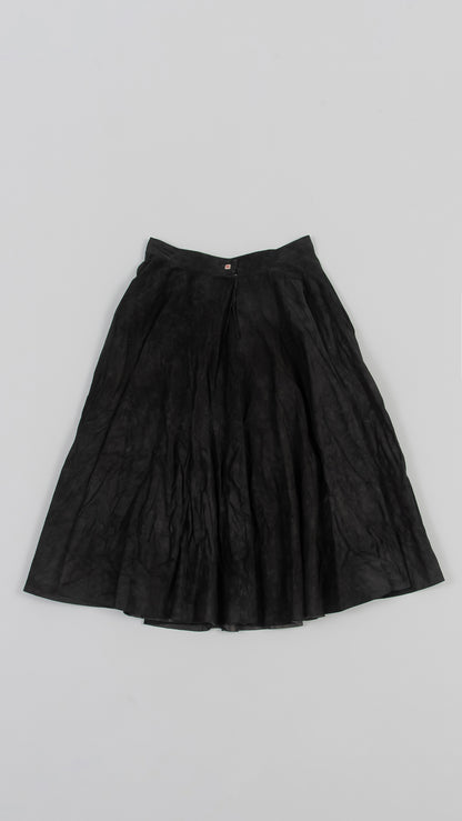 8panel buttoned skirt