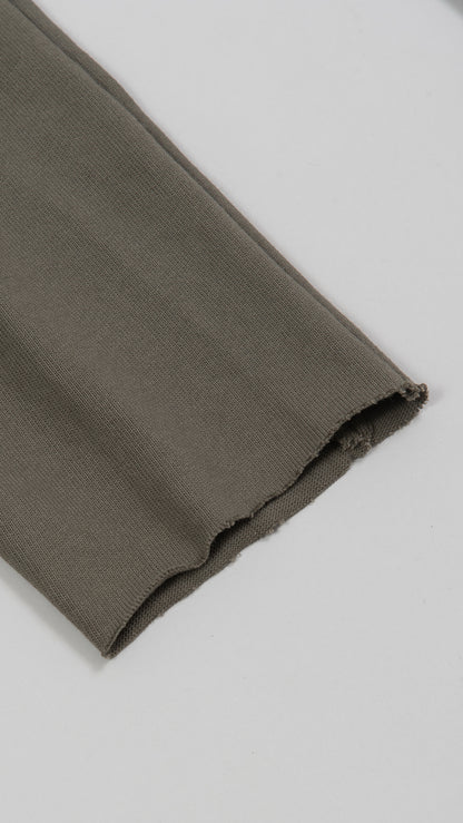 elastic waist lowcrotch 2pocket pants