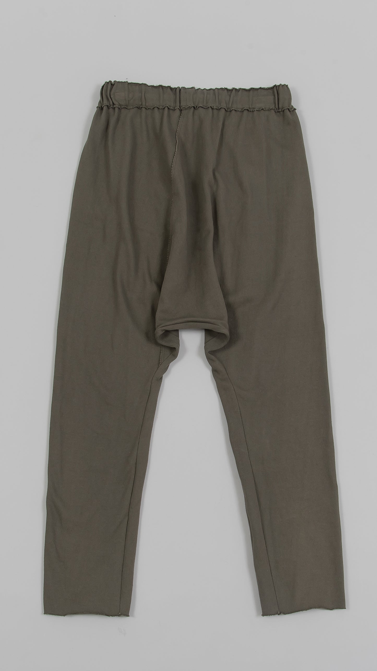 elastic waist lowcrotch 2pocket pants