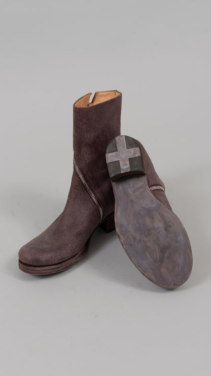 wo.side zipped tall boot w/ex heel