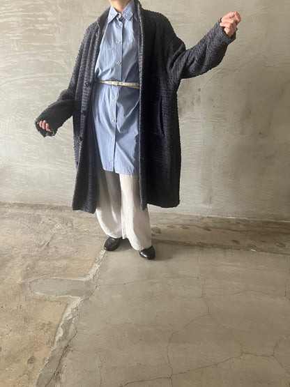 large volume design notch-lapel coat