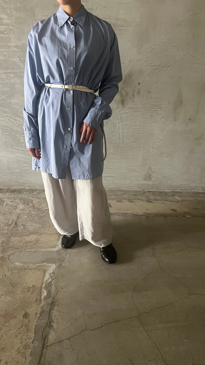 classic tailored extra long shirt