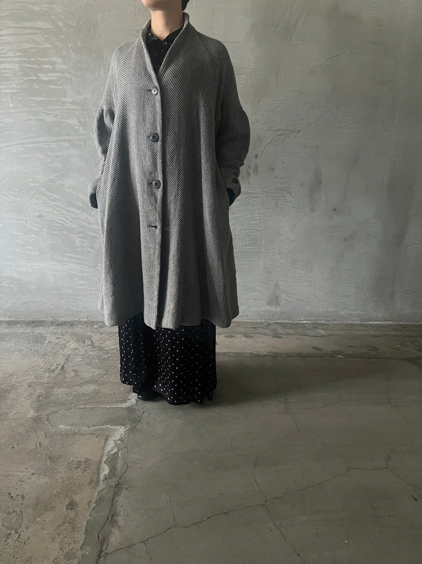 notch-lapel coat
