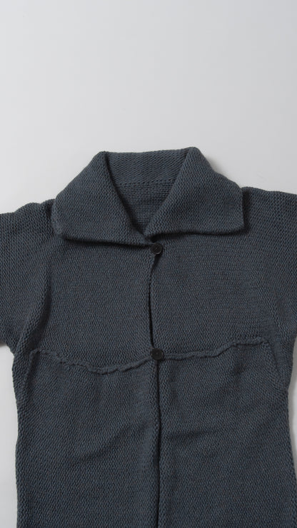 oversize one button kimono cardigan