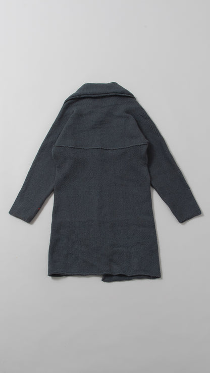 oversize one button kimono cardigan