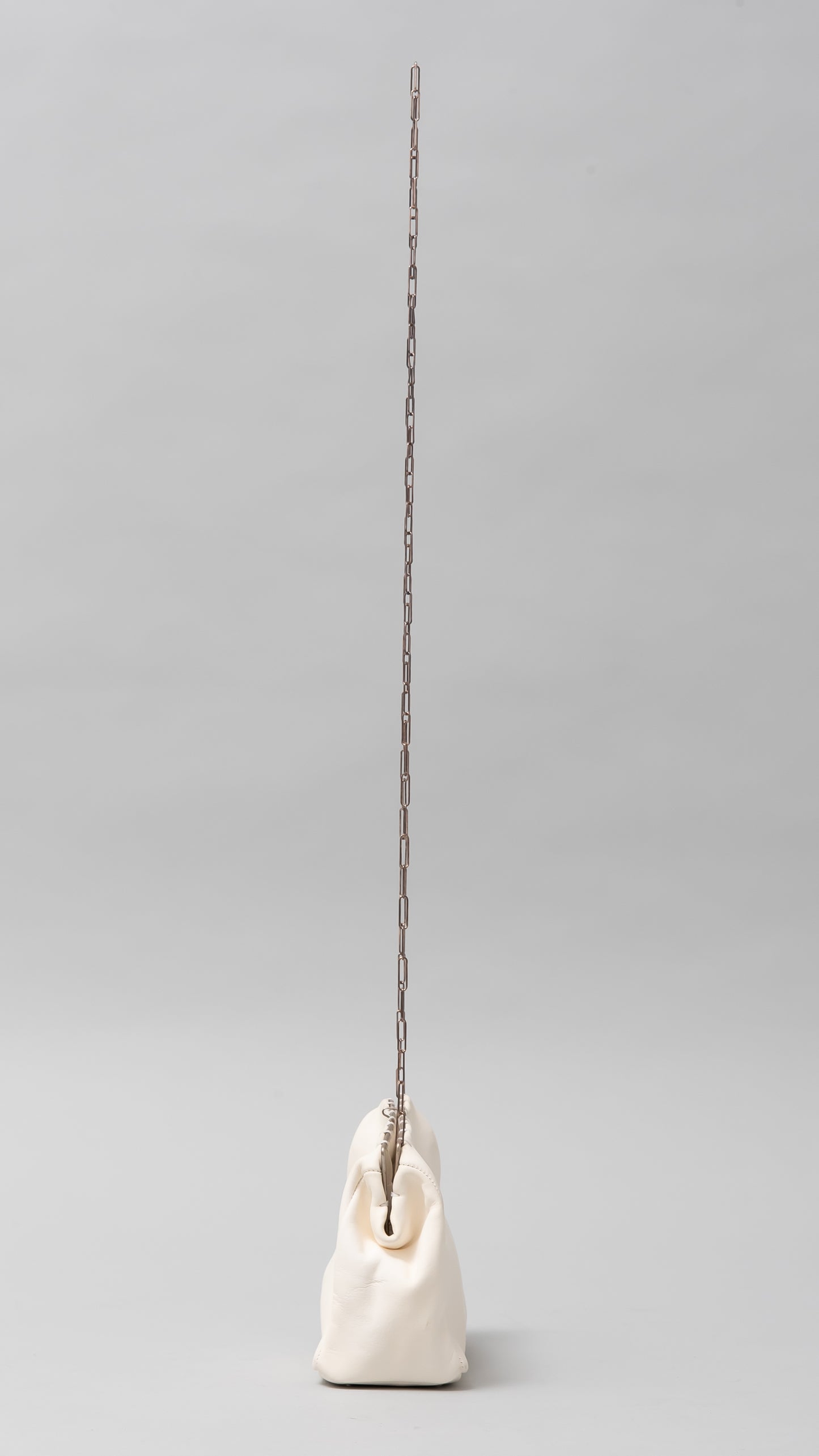 extra small silver rim hand bag