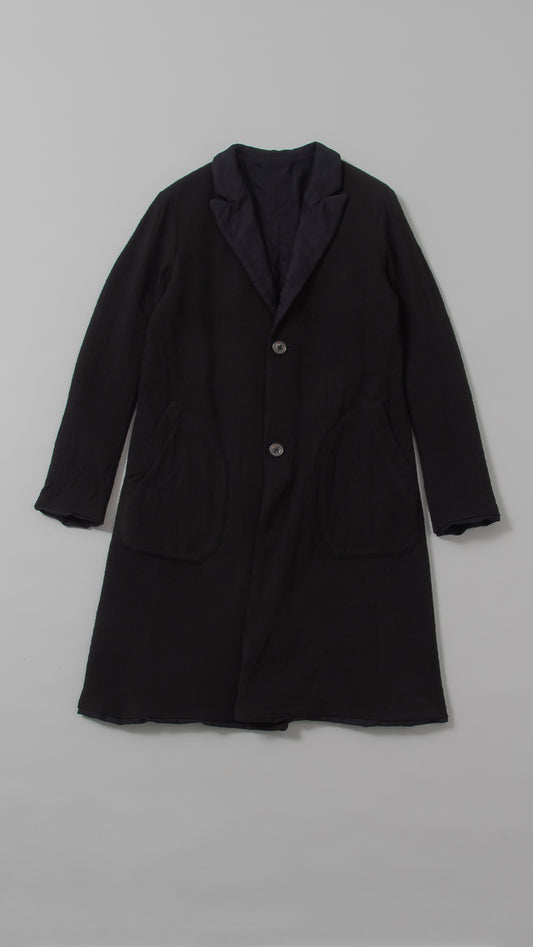 Peaked Lapel,  Reversible Coat