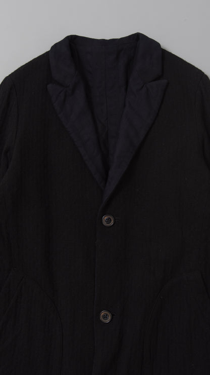 Peaked Lapel,  Reversible Coat