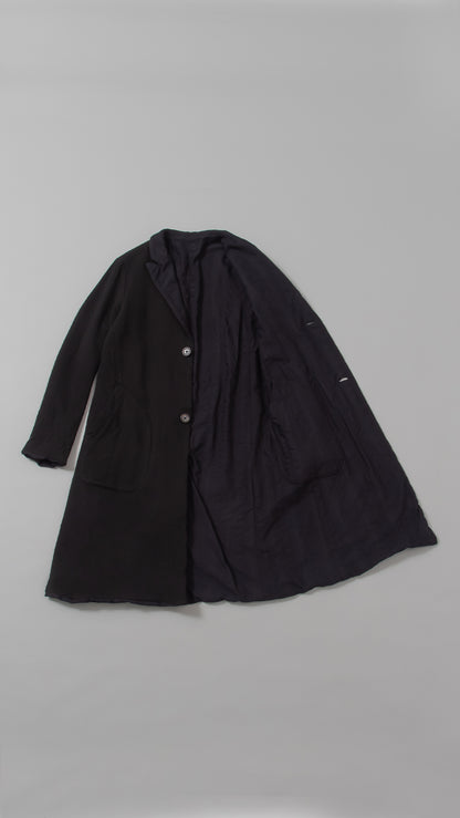 Peaked Lapel,  Reversible Coat