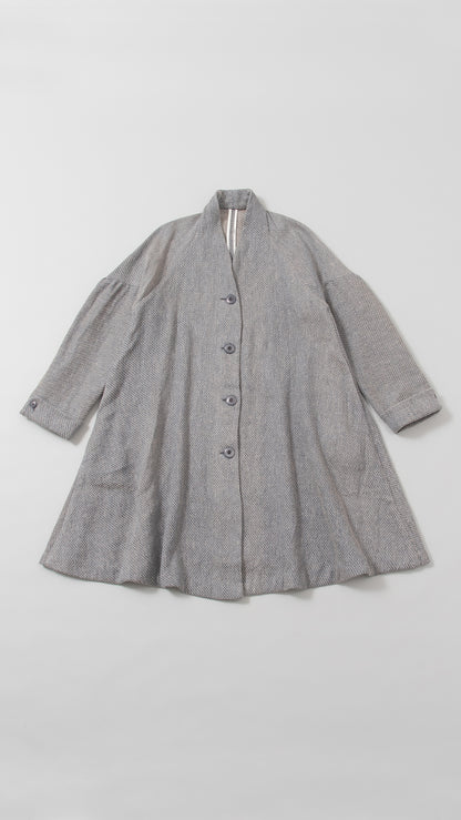 notch-lapel coat