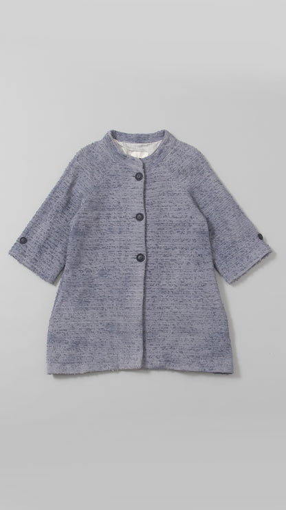 raglan split sleeve coat