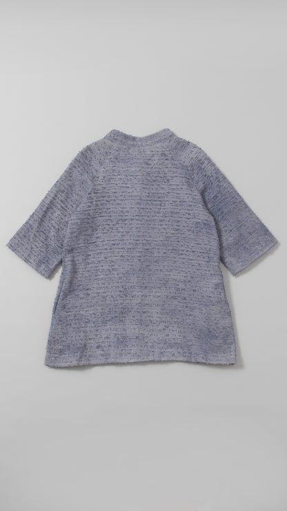 raglan split sleeve coat