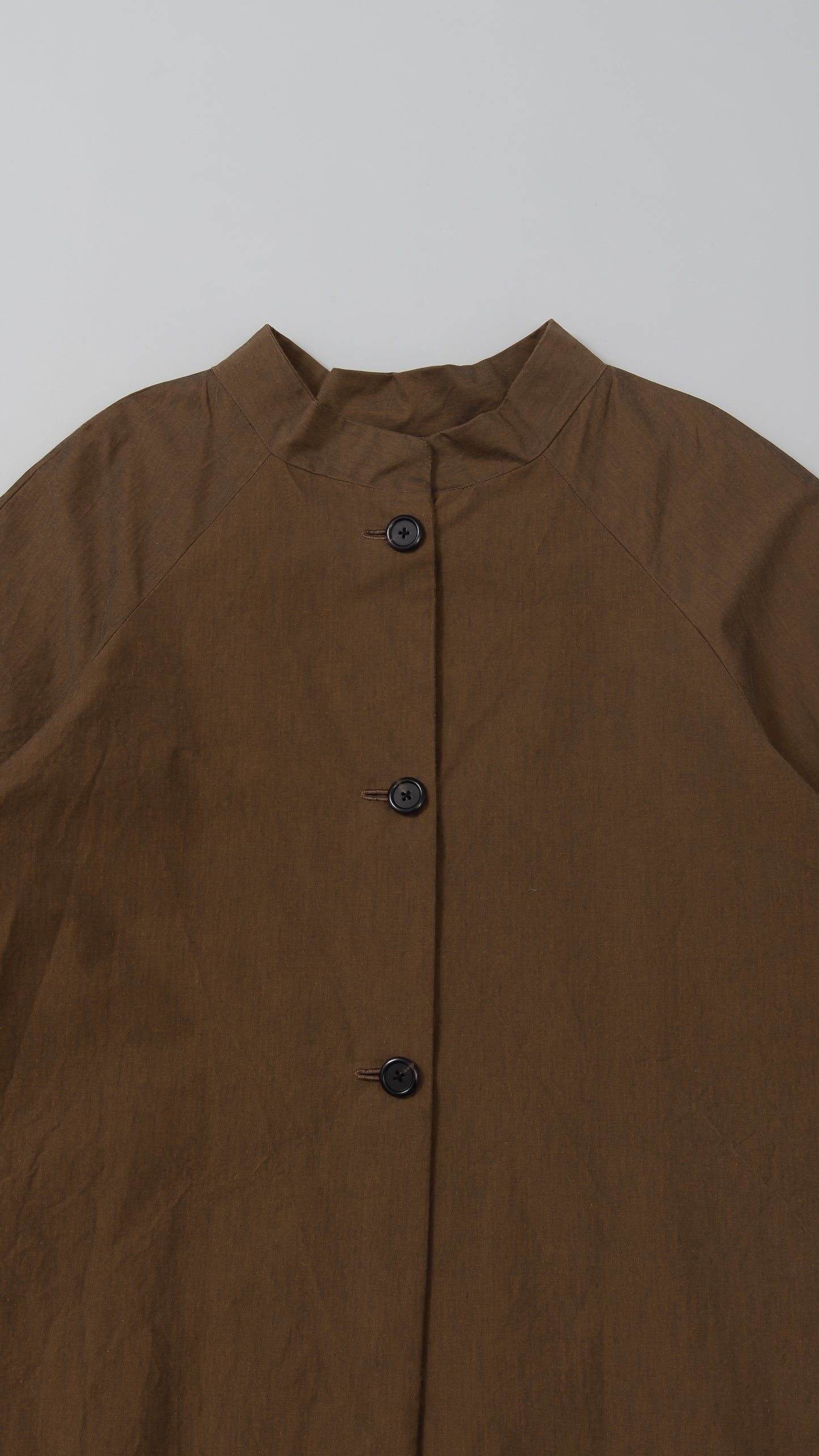 raglan split sleeve coat