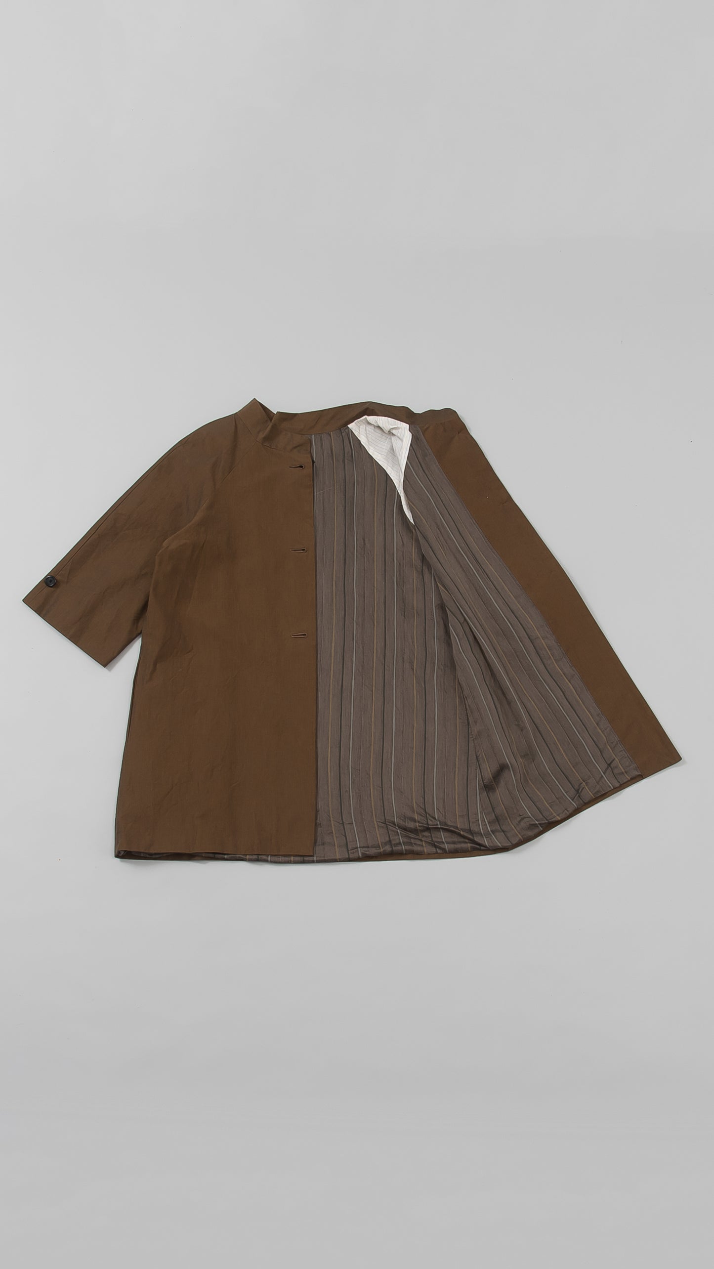 raglan split sleeve coat