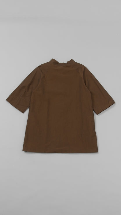 raglan split sleeve coat