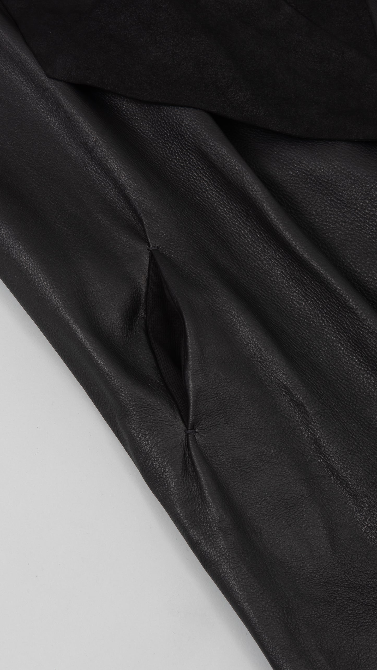 sleeveless open wide coat  lenght105cm