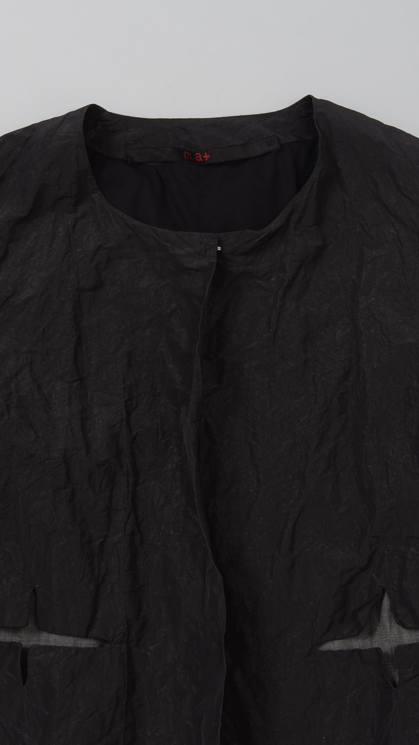 wo.fitted cross pocket short jacket