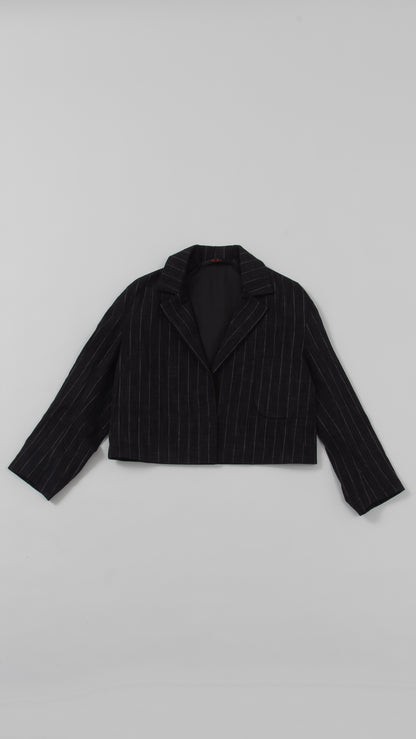 wo. 3 pocket oversized short jacket