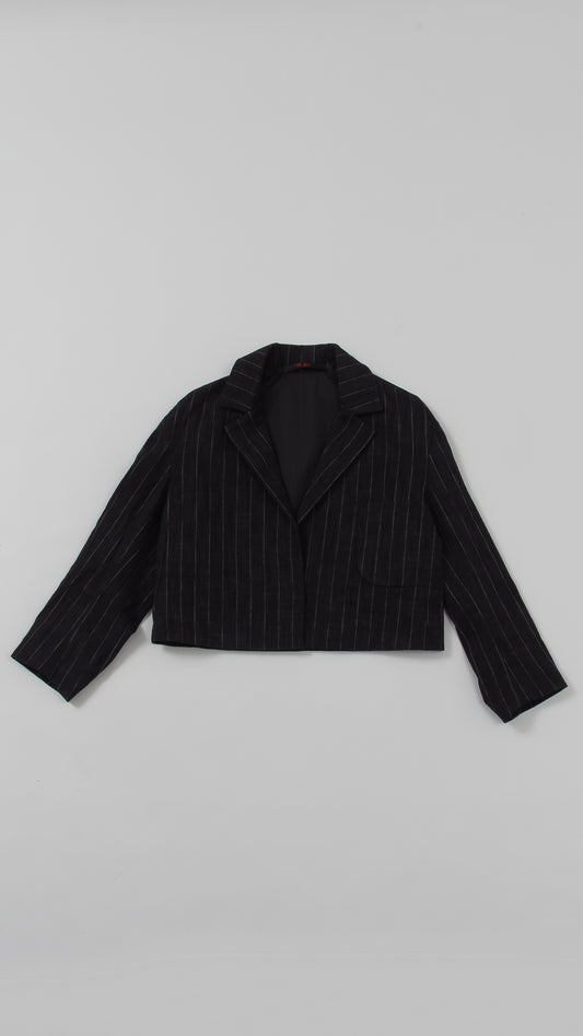 wo. 3 pocket oversized short jacket