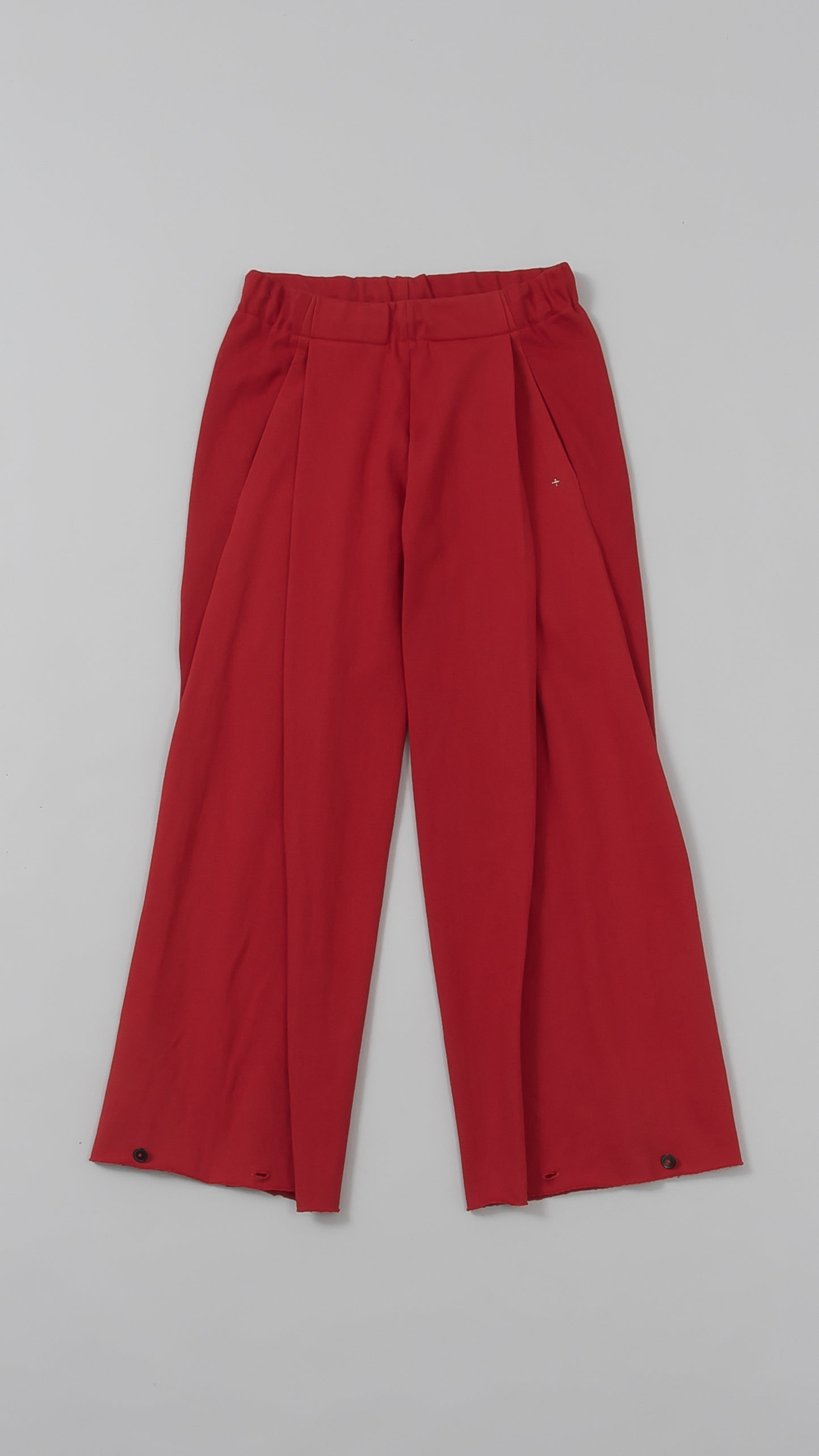 Elastic Waist 7/8-Length Pants