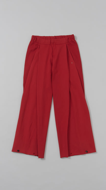 Elastic Waist 7/8-Length Pants