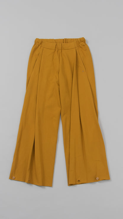 Elastic Waist 7/8-Length Pants