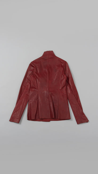 wo.vertial pocket unlined jacket