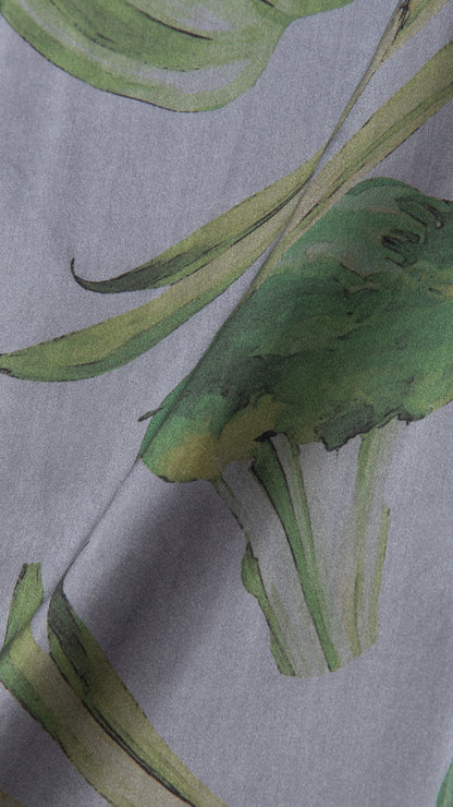 handmade antique 19th century French tailored pullover prairie ruffle collar shirt 　W