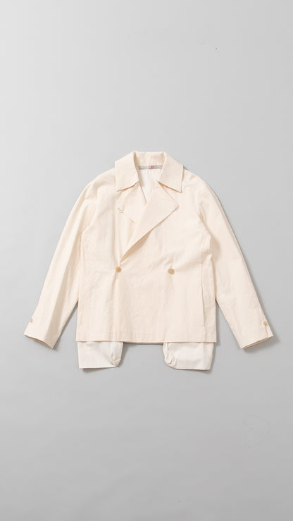 ovesized straight jacket pop out