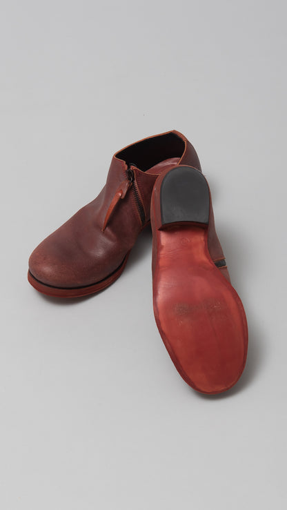 Side Zipper Ankle Boots