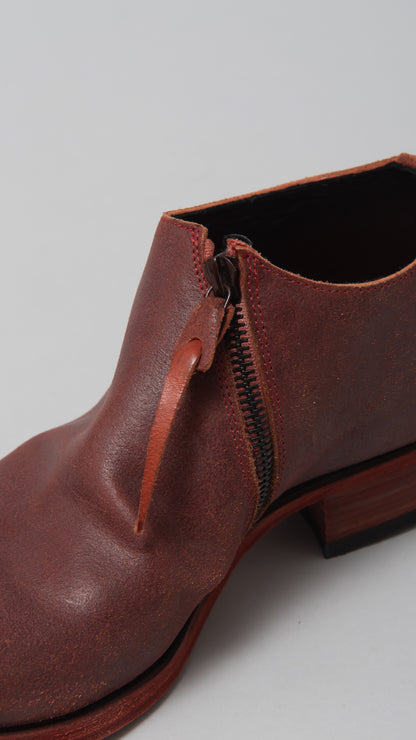Side Zipper Ankle Boots