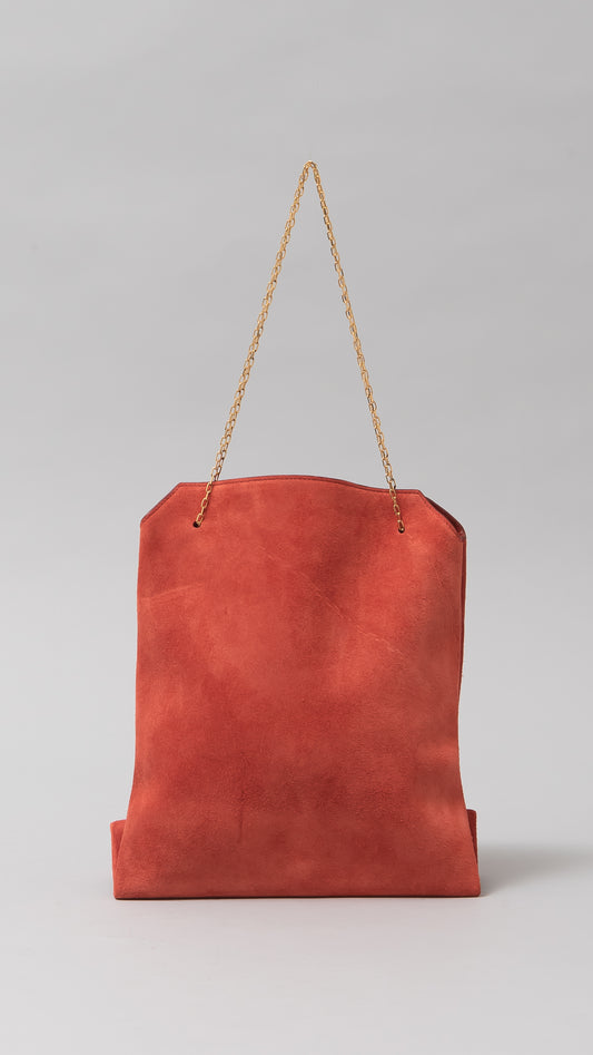 Small Lunch Bag with Gold Chain