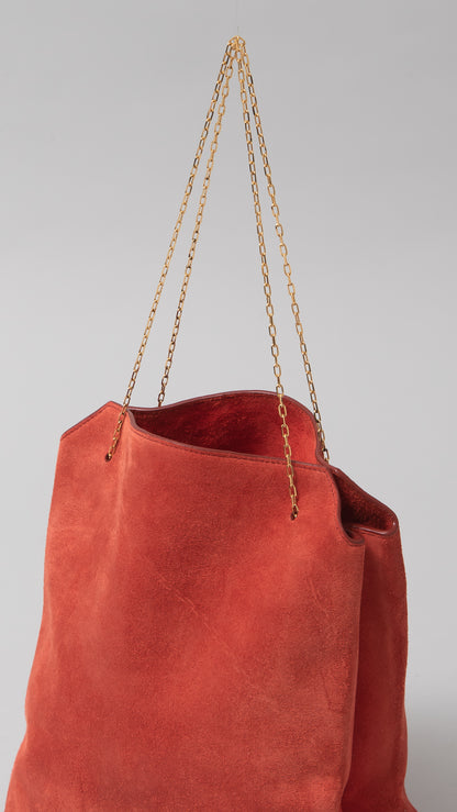 Small Lunch Bag with Gold Chain