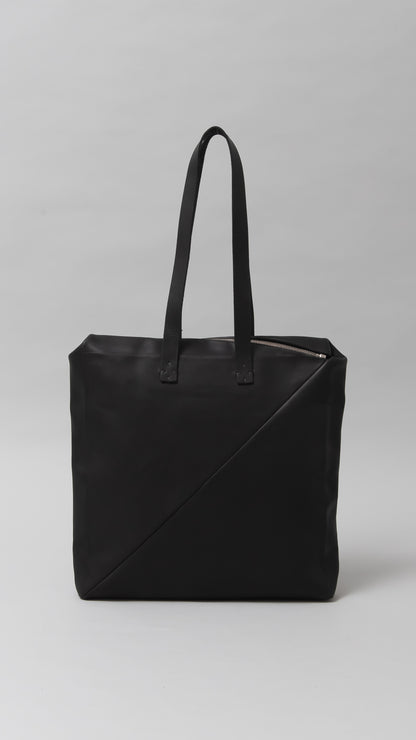 double handle square diagonal bag