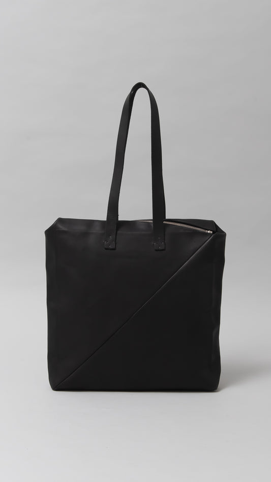 double handle square diagonal bag