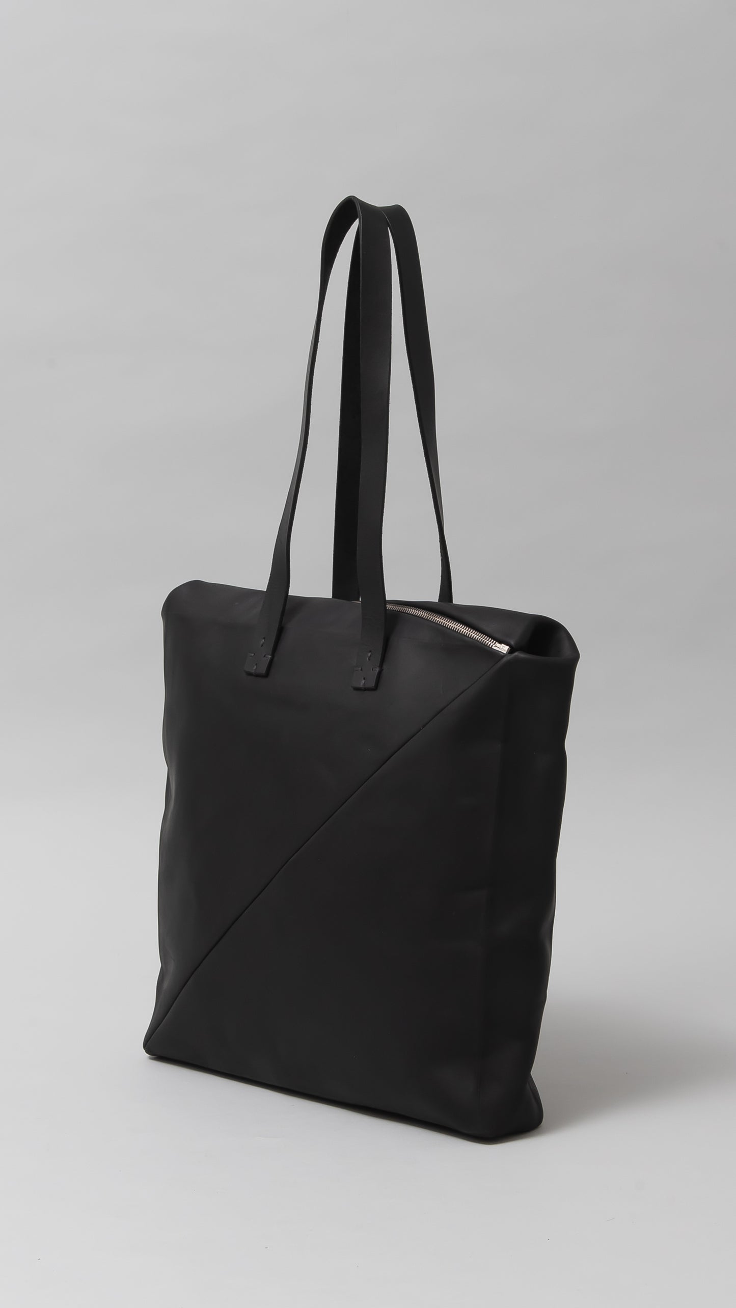 double handle square diagonal bag
