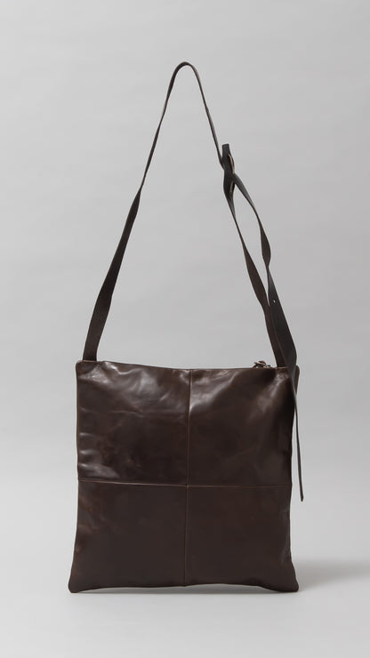 Square One-Shoulder Zipper Bag