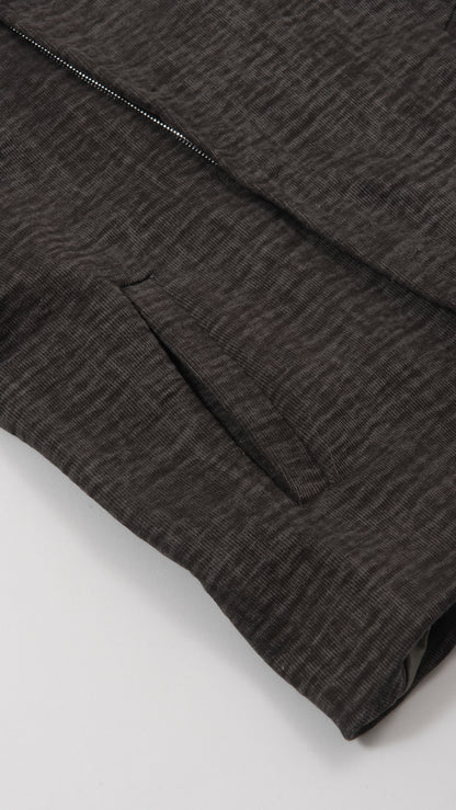 diagonal zip biker jacket