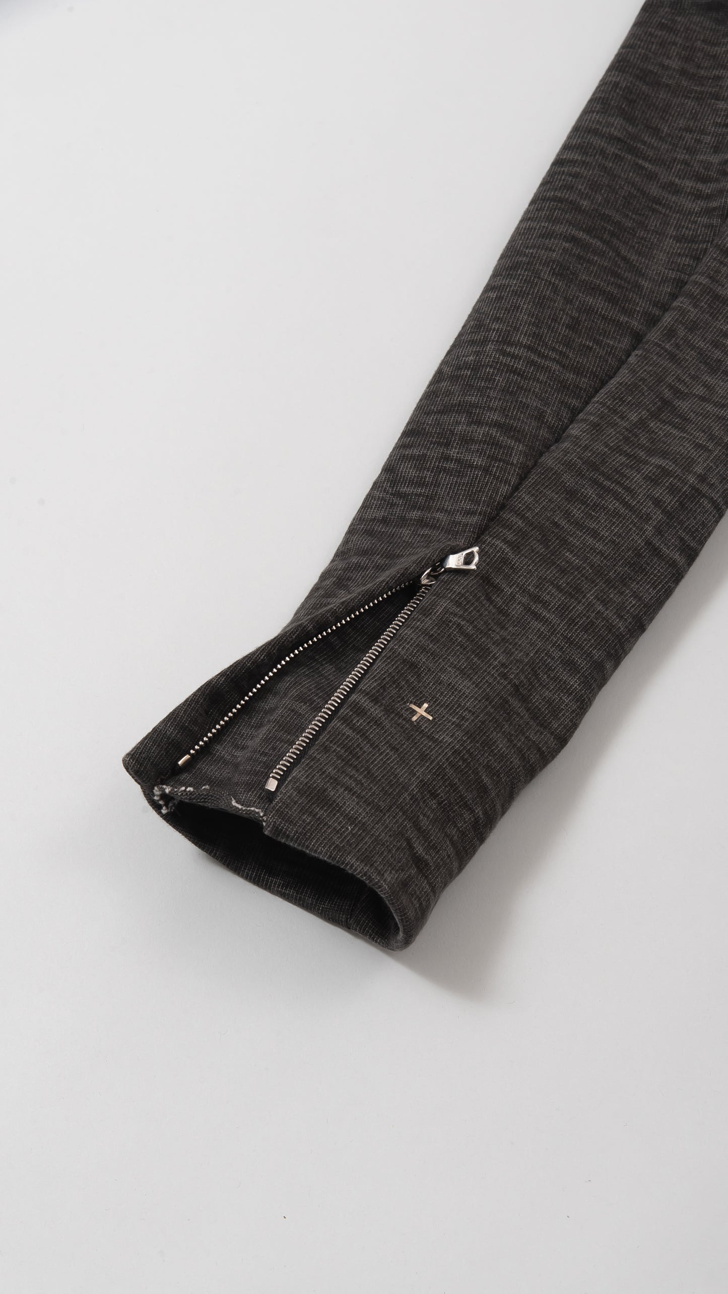 diagonal zip biker jacket