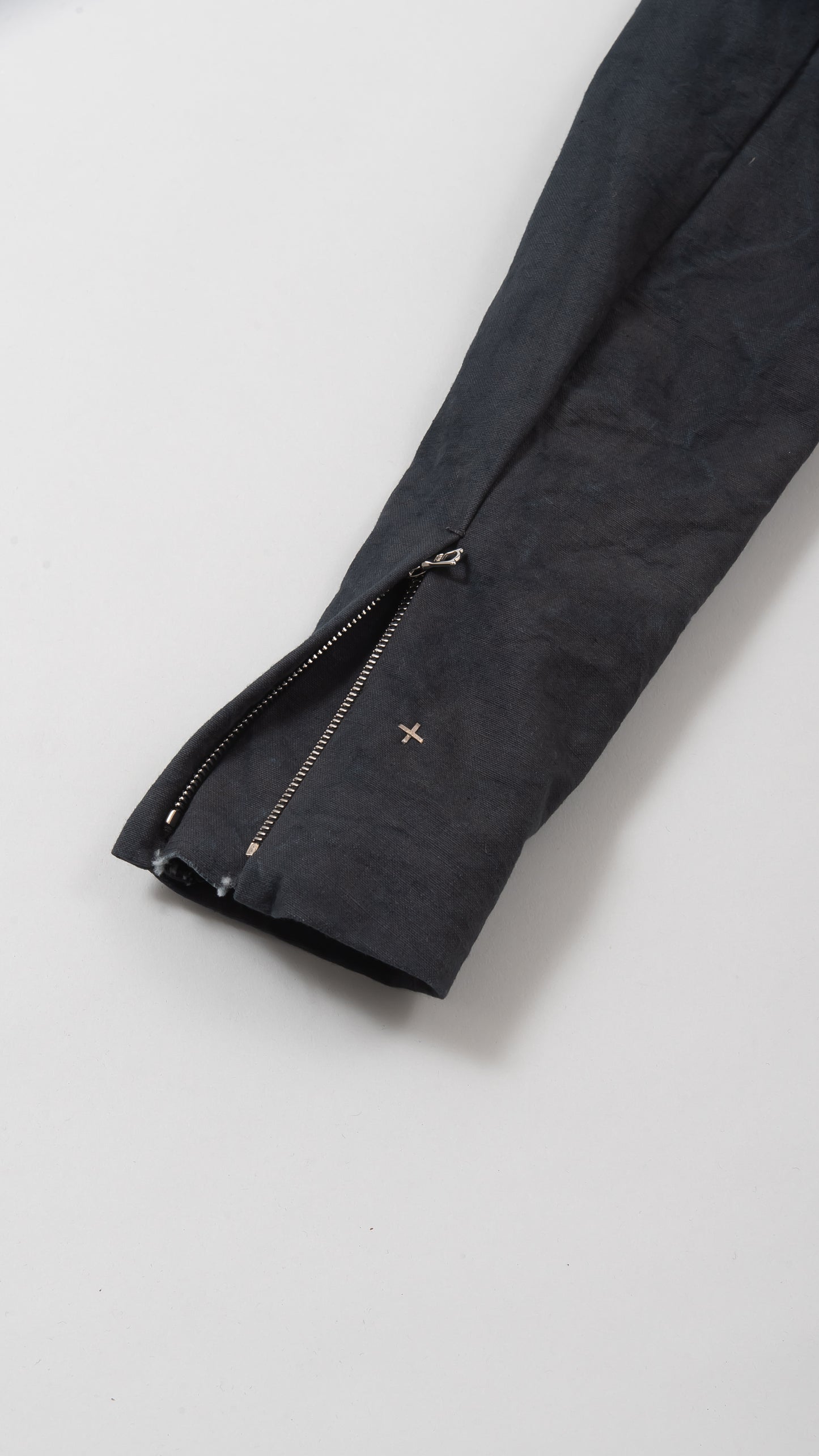 diagonal zip biker jacket