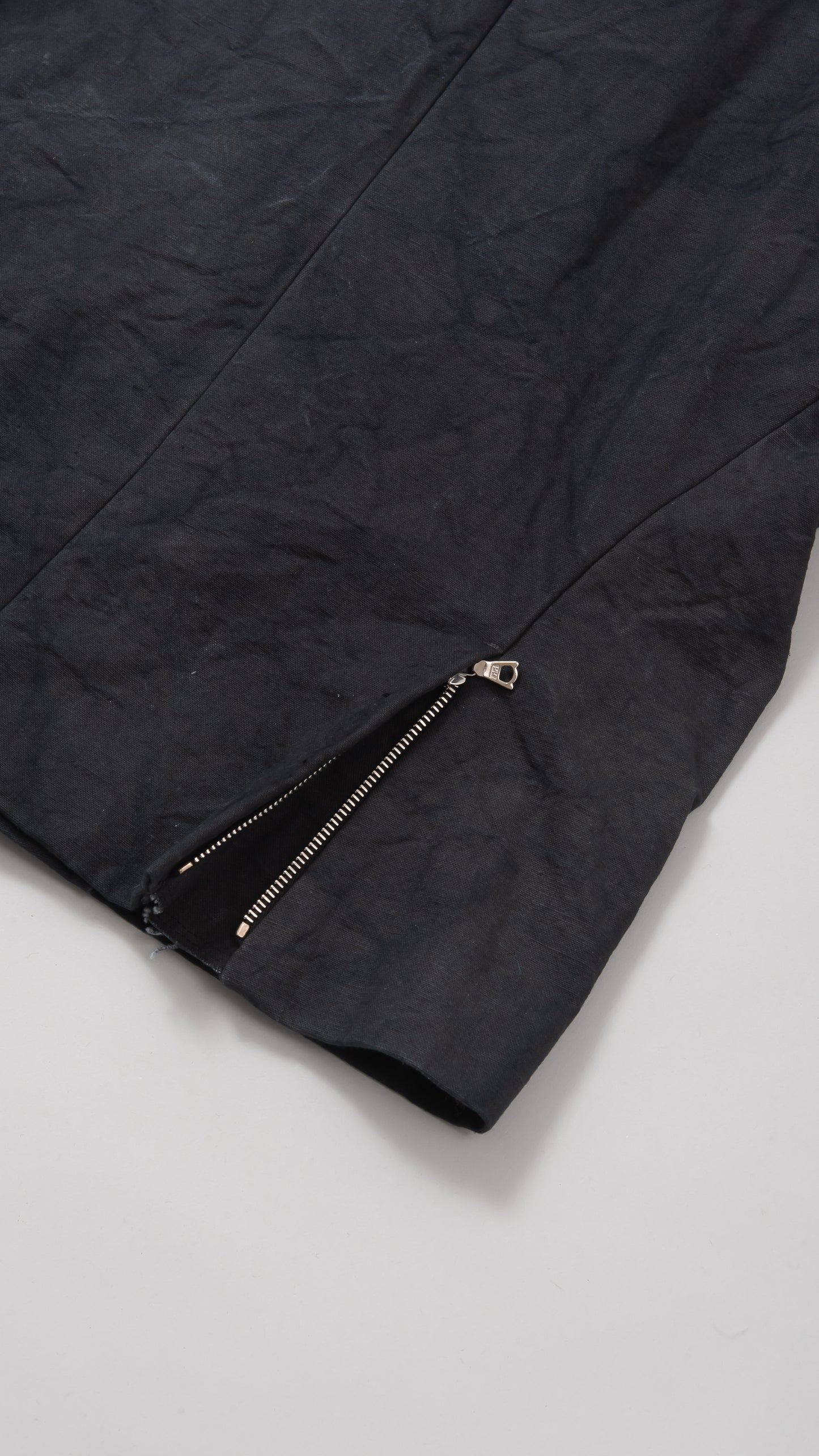 diagonal zip biker jacket