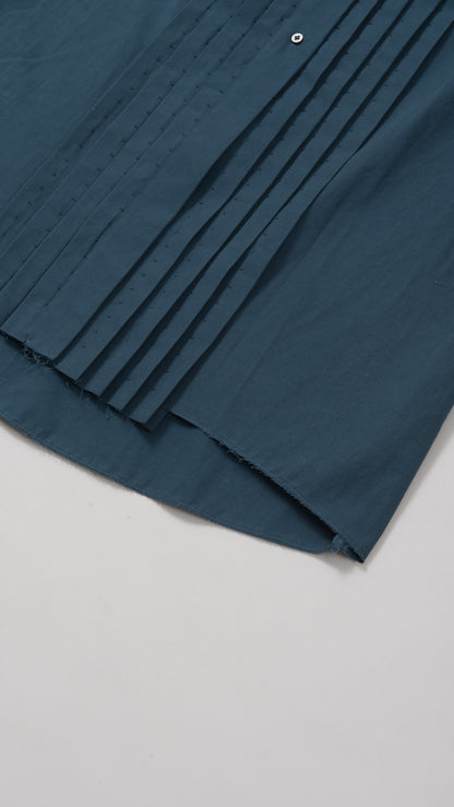 wo. front pleated sleevless long fitted