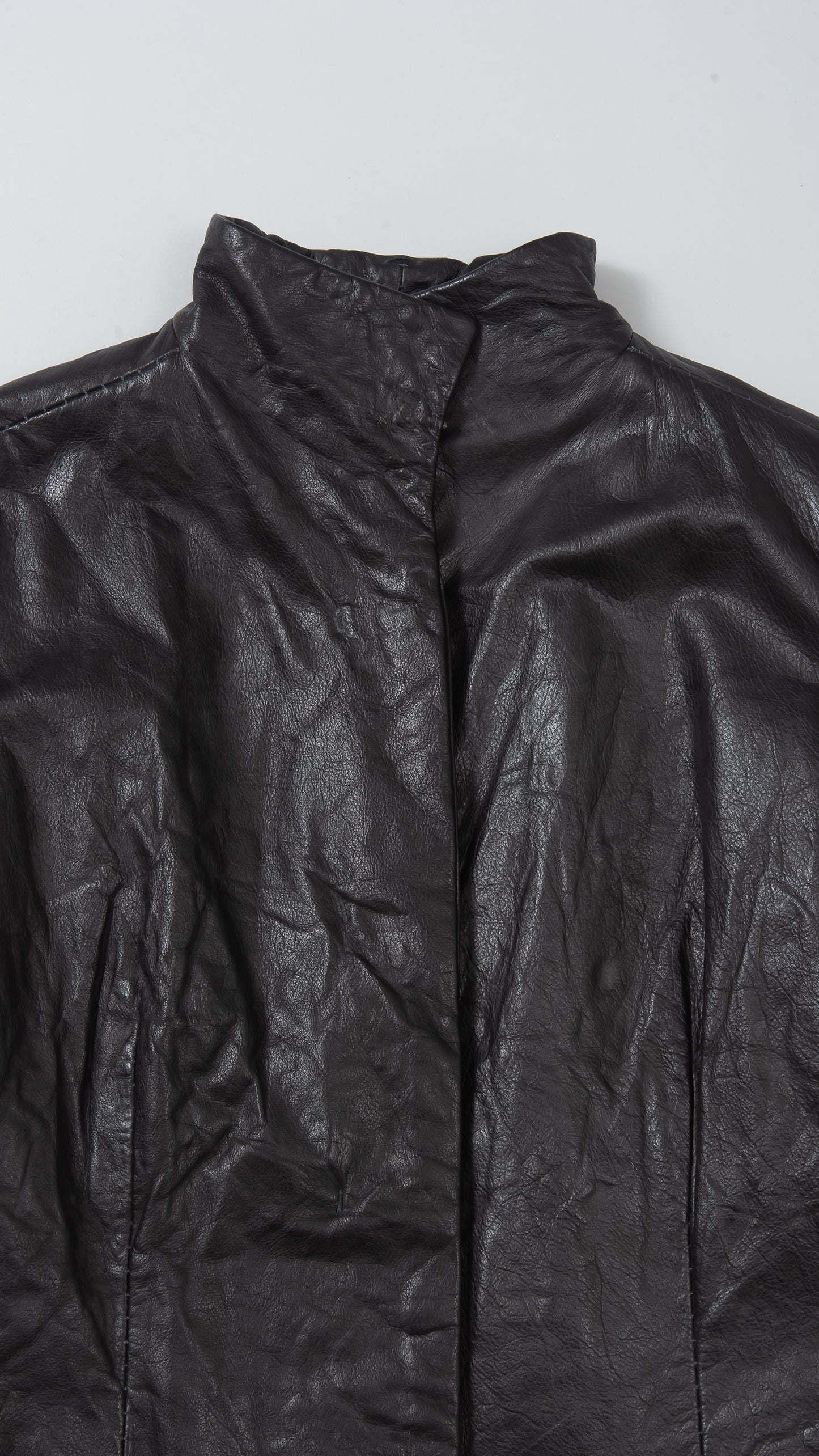 Calf Leather Coat
