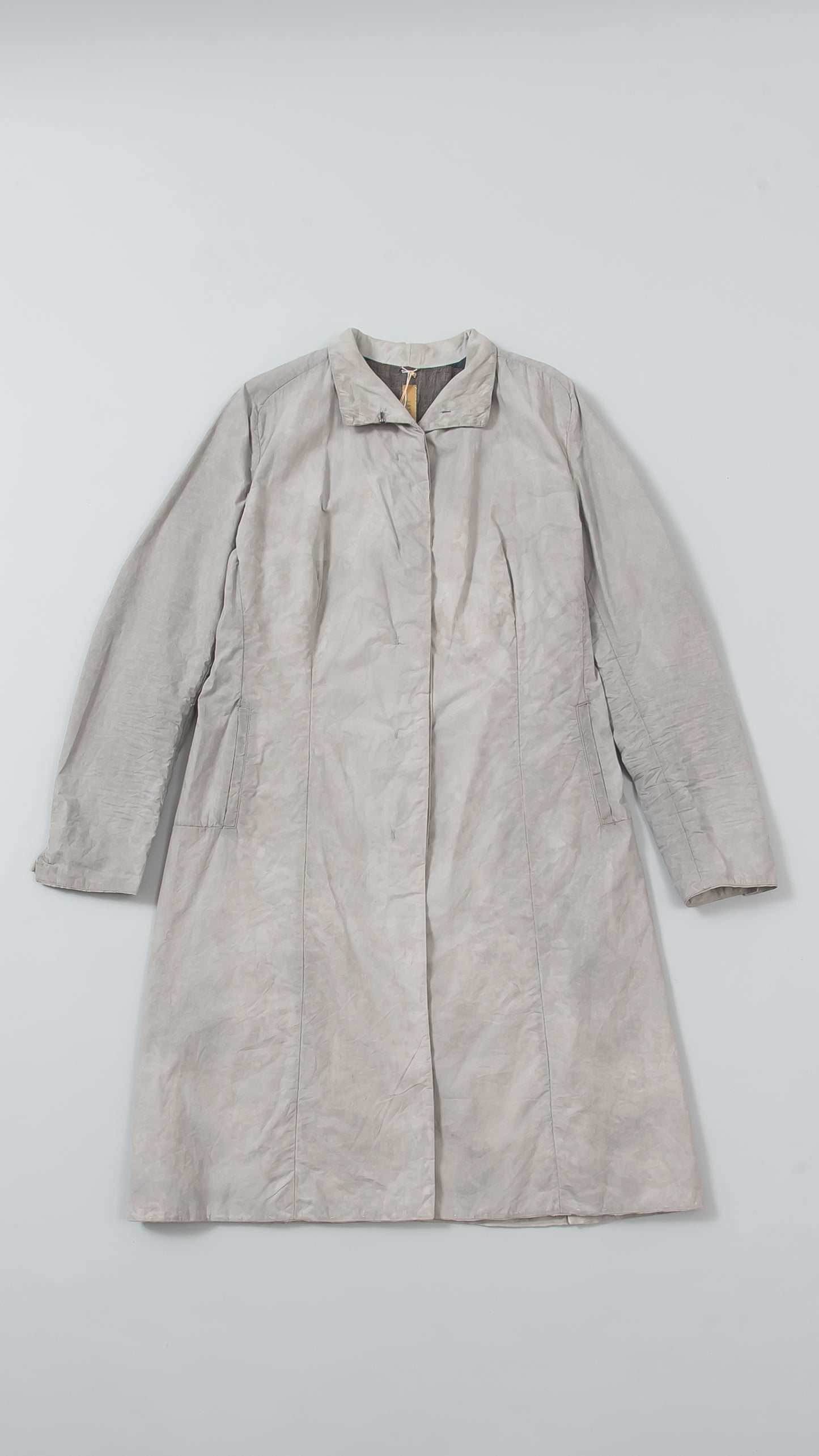 Short Collar Long Sleeve Coat