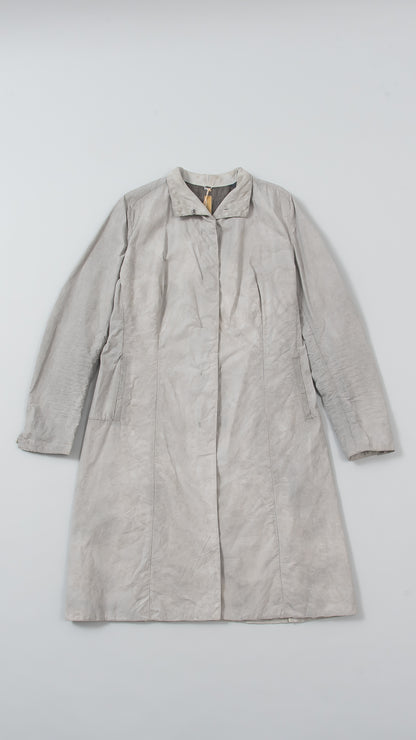 Short Collar Long Sleeve Coat